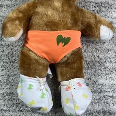 WWE WWF Vintage Ultimate Warrior Teddy Bear Event Souvenir Titan Sports Rare