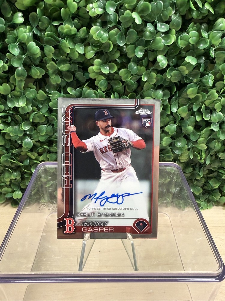 2025 Topps Chrome – Rookie Debut Autographs Mickey Gasper #CRDA-MG (AU, RC) – G1