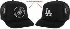 LA Baseball Polyester Foam Front Mesh Backing Trucker Hat – HTV Printed Logos