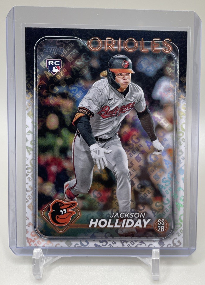 Jackson Holliday RC All-Star Game Logo Variation HOLO Foil 2024 Topps ASG Set