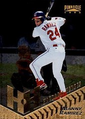 1996 Pinnacle #278 Manny Ramirez Foil