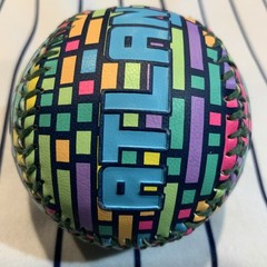 Atlanta Braves 2017 Neon Bricks Team Store Exclu Rawlings Souvenir Baseball Ball