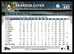 2015 Topps Brandon Guyer Tampa Bay Rays #392