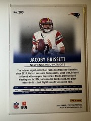 Jacoby Brissett 2024 Panini Prestige #200 Xtra Points Hyper New England Patriots