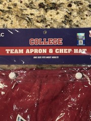 Pro Specialties Group NCAA Louisville Cardinals Mens Chef Hat & Apron, One Size