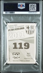 2010-11 PANINI FC BARCELONA AUTOGRAFO #119 LIONEL MESSI PSA 10
