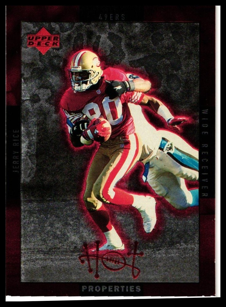 1996 Upper Deck #HT-2 Jerry Rice / J.J. Stokes Hot Properties Gold