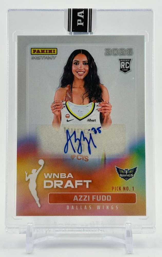 2026 Panini Instant Azzi Fudd WNBA Draft Night Rookie Auto /99 Wings RC #DN-1