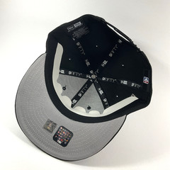 New Era LA Lakers Exclusive Black Metallic Titanium 9FIFTY Snapback Hat Cap