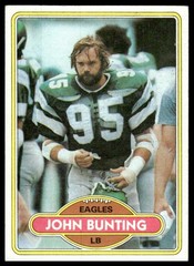 John Bunting 1980 Topps #251 Philadelphia Eagles