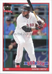 2026 TOPPS MLB – David Ortiz – 1991 35th Anniv Insert #T91-15 Red Sox