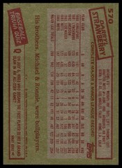 1985 Topps #570 Darryl Strawberry NRMT+