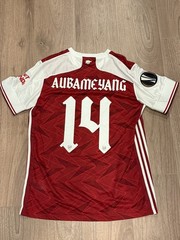 Adidas Arsenal FC 2020/21 Home Jersey – Aubameyang #14 UEL – Men&rsquo;s Large (L)