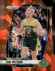 2024 Panini Prizm WNBA #88 Sami Whitcomb Ice Orange Prizms