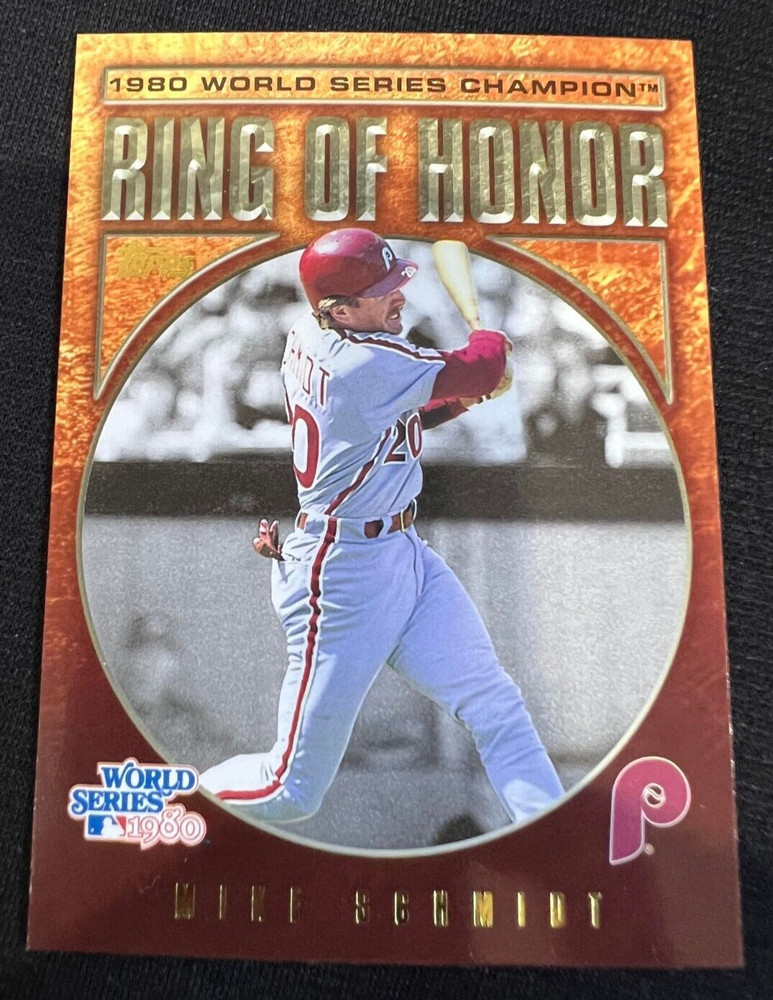 MIKE SCHMIDT 2009 Topps Ring of Honor World Series Philadelphia Phillies #RH32