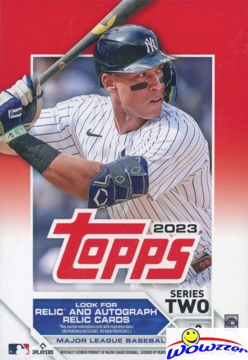 2023 Topps Series 2 Baseball EXCLUSIVE HANGER Factory Sealed Box-67 New Cards!