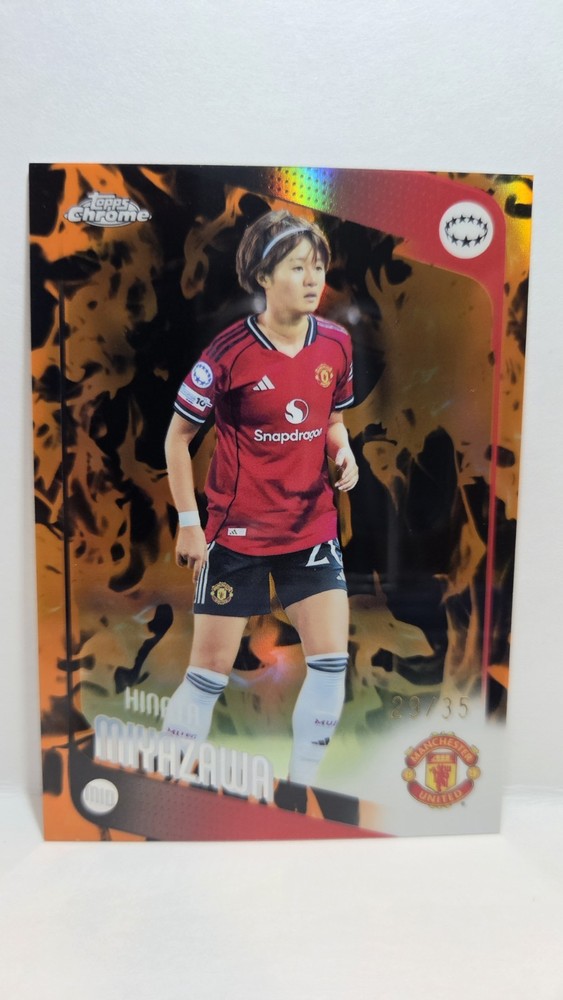 2025/26 Topps Chrome Women’s UCL Hinata Miyazawa Inferno /35