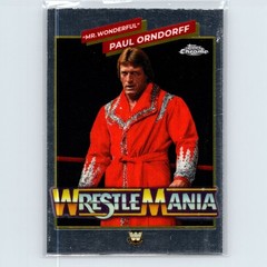 2026 Topps Chrome WWE Paul Orndorff #WMR-5 WrestleMania Recall WWE