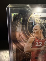 2025 Panini Select WNBA A&rsquo;ja Wilson Premier Silver Party Prizm #131 Aces MVP