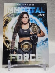 2026 Topps Midnight UFC Bantamweight Amanda Nunes Immortal Force Case Hit SSP