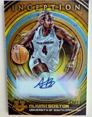 2022-23 Bowman Inception ALIYAH BOSTON RC AUTO /50 + 3! Highest WNBA $$$ In 2026