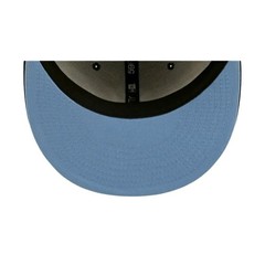 New Era New York Yankees Groovy 59FIFTY Fitted Hat Black Blue Undervisor
