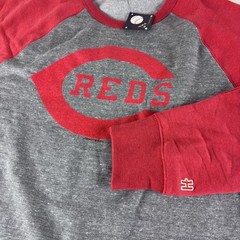New Homage Cincinnati Reds Crewneck Pullover XL Red/Gray NWT Soft