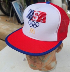 Olympic Baseball Hat 1984 Los Angeles Olympics McDonald&rsquo;s Employee Snapback New