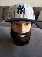 Vintage New York Yankees Wool Baseball Hat Cap Pinstripe American Needle 7 1/2
