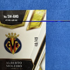 2025-26 Select La Liga Alberto Moleiro Purple Prizm Patch #/49 Villarreal (Y510)