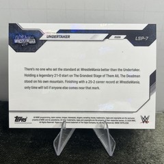 2026 Topps Now WWE Undertaker #LSP-7 WrestleMania 42 Las Vegas Legend SP