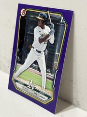 2026 Bowman Edgar Montero #BP-139 Purple Border /250 1st Prospect Athletics