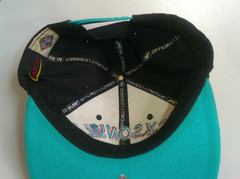 Jacksonville Red Caps Hat Negro Leagues NLBM Hatco Snapback Teal Navy Blue