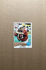 JIM HART AUTOGRAPHED 1975 TOPPS FOOTBALL CARD # 510 ST. LOUIS CARDINALS