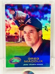 2001 ETOPPS GREG MADDUX REFRACTOR #68 ENCASED UNCIRCULATED HOF BRAVES