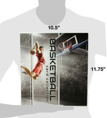 Basketball Trading Card Collection Album Kit, 10 Pages Included