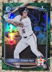 Ethan Frey 1st Bowman Green Grass Refractor /99 🌱 2023 Bowman Chrome #BDC-67
