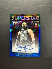 Jacob Fatu 2026 Topps Chrome Sapphire Superstar 1986 Auto Variation #86T-JF