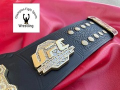 U.F.C ULTIMATE FIGHTING CHAMPIONSHIP REPLICA BELT 6MM ZINC Dual Plate Adult