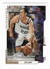 2000-01 Upper Deck MVP Jon Barry Sacramento Kings Basketball Card #151