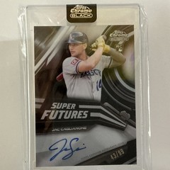 Topps 2026 Chrome Black Super Futures RC Auto Jac Caglianone SFA-CAG #/99