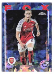 2024-25 Topps Chrome UWCL Sapphire 9x Arsenal Team Lot Russo Leah Williamson