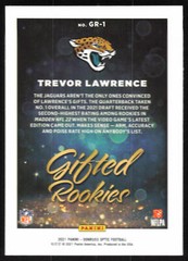 Trevor Lawrence, 2021 Donruss Optic, Gifted Rookies #GR-1, Jacksonville Jaguars