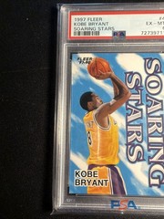1997 Fleer #4 Kobe Bryant Soaring Stars Insert PSA 6 EX-MT Lakers HOF