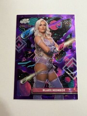 2026 Topps Cosmic Chrome WWE Blake Monroe #112 Purple Nebula Refractor /150
