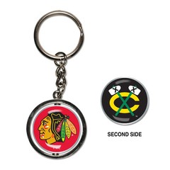 Chicago Blackhawks Spinner Key Ring Key Chain Keychain BRAND NEW – FREE SHIPPING