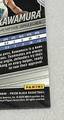 2024-25 Panini Prizm Black Blue Shimmer FOTL Yuki Kawamura RC 17/35 Jersey# 1/1