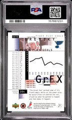 1999 UPPER DECK HOLOGrFX WAYNE GRETZKY GrFX #GG10 HOF PSA 10