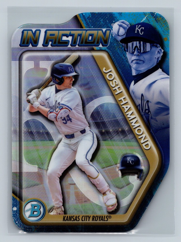 Josh Hammond 2025 Bowman Draft In Action #BIA-9 Royals