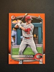 2025 Bowman, Sammy Stafura #BP-100, /25 Orange, Fast FREE UPS Shipping!!!!!